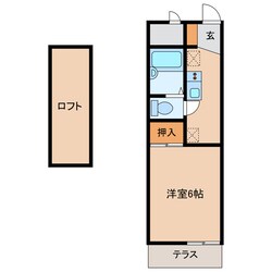 レオパレスオーキッドⅡの物件間取画像